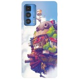 Husa compatibila cu Motorola Edge 20 Lite model Anime Howl&amp;#039;s Moving Castle, Silicon, TPU, Viceversa, Transparent, Carcasa