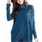 G657-4 Bluza asimetrica accesorizata cu nasturi