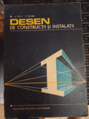 Desen De Constructii Si Instalatii - A. Coliu, C. Tsicura ,548595 foto