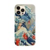 Husa compatibila cu Apple iPhone 14 model Gyarados and Magickarp Wave Pokemon,Silicon, Tpu, Viceversa, Transparent, Carcasa
