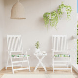 Perne scaun de gradina, 2 buc., multicolor, 40x40x3 cm, textil GartenMobel Dekor, vidaXL
