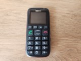 Telefon Mobil Dual SIM MaxCom Classic MM428BB Negru, Folie Ecran, Baterie Lunga Durata, Butoane Mari, Radio FM
