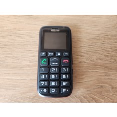 Telefon mobil Dual SIM MaxCom Classic MM428BB negru folie ecran