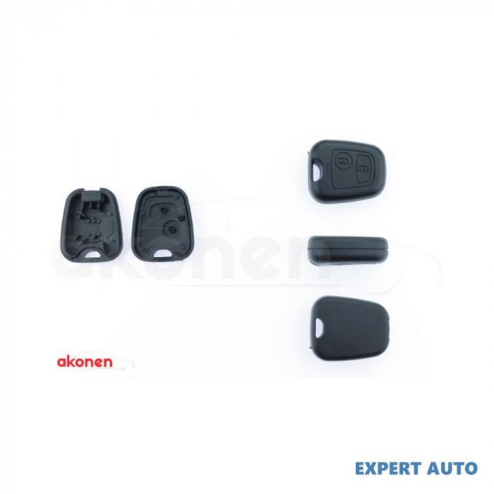 Carcasa cheie contact pentru citroen berlingo / c1 / c2 / c3 / c5 / saxo / xsara picasso, 2 butoane, fara cheie UNIVERSAL Universal #6