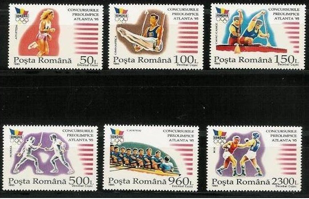 C4381 - Romania 1995 - Sport 6v/ neuzata MNH