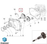 Ax roata spate (arbore iesire) original Piaggio MP3 250 - Vespa GTS - GTV 4T LC 250-300cc