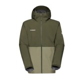 Jachetă MAMMUT Linard light HS Hooded marsh/dark marsh L
