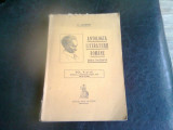 ANTOLOGIA LITERATURII ROMANE PENTRU BACALAUREAT - C. LOGHIN VOL 5