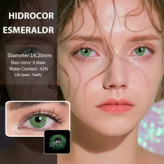 Lentile de contact colorate diverse modele cosplay -Hidrocor Esmeraldr