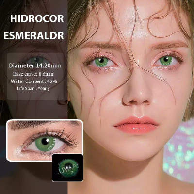 Lentile de contact colorate diverse modele cosplay -Hidrocor Esmeraldr foto