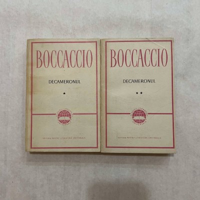 Boccaccio - Decameronul - 2 Vol. foto
