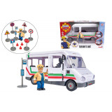 Pompierul Sam - Autobuz si figurina Trevor, Simba Toys
