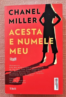 Acesta e numele meu. Editura Trei, 2021 - Chanel Miller foto