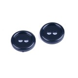 Set 20 nasturi plastic pentru camasa, marimea 18, diametru 11,4 mm, Bleumarin, Crisalida