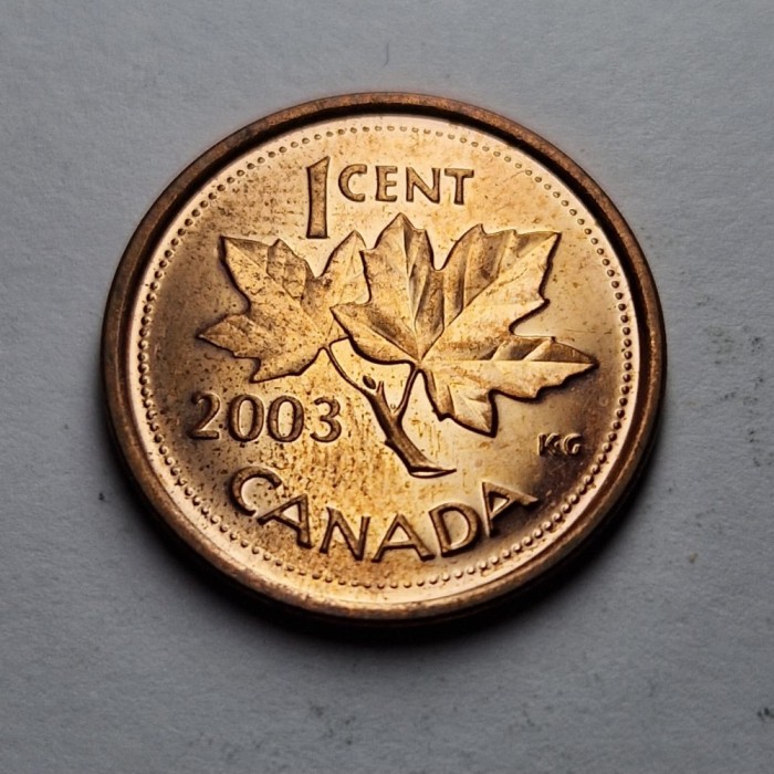 1 Cent 2003 - Canada