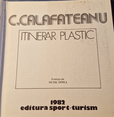 C. Calafeteanu itinerar plastic foto