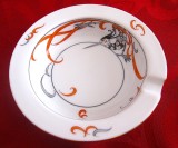 SCRUMIERA PORTELAN MEISSEN DECOR FIREBIRD - PASAREA DE FOC