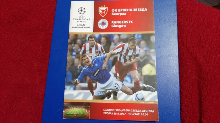 program Steaua R. Belgrad - Glasgow Rangers