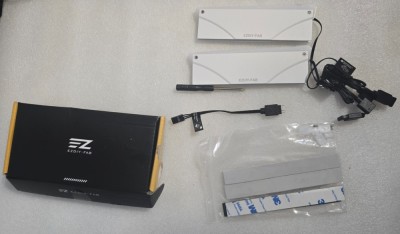 Radiator racire cu RGB pentru memorii RAM (DDR3 si DDR4) EZDIY-FAB - poze reale foto