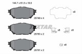 Set placute frana TEXTAR 2574901