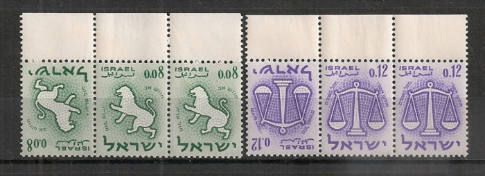 Israel.1961 Zodiac-tete beche DI.103