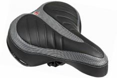 Sa biciclete AZ-92BF-3Q Jet Selle, cu arcuri, culoare negru/alb Cod:S028