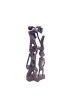 Sculptura in lemn Totem Arborele Vietii Arta Africana 33 cm abanos