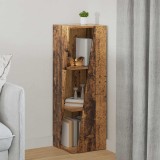 vidaXL Raft lateral Lemn vechi 33 x 32 x 100,5 cm Lemn compozit 892425