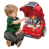 Set de joaca cu unelte in cutie in forma de camion , sunet si lumini, +3 ani, Oem