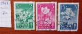 FINLANDA-1949-'' CRUCE-ROSIE''--Serie completa-stampilat'' -Vezi-Scan