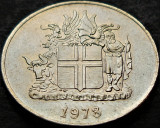 Cumpara ieftin Moneda 5 KRONUR / COROANE - ISLANDA, anul 1978 *cod 4988 = UNC, Europa