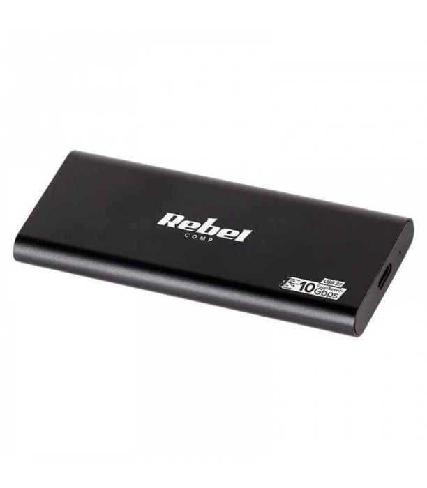 Rack HDD aluminiu SSD M2 USB Type C 3.0 REBEL