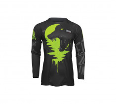 MBS Tricou Motocross/Enduro Thor PLSYT CNTSHP Negru Verde Marimea M, Cod Produs: 29122078PE foto