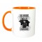 Cana maner portocaliu personalizata Wednesday, INOVATIX&reg;. 330ml