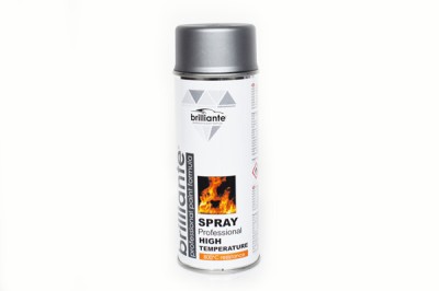 Vopsea Spray Temperaturi Inalte (Argintiu) 400Ml Brilliante 137719 01453 foto