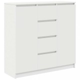 Cumpara ieftin Bufeta cu sertare Alb 100,5x35x98,5 cm Lemn prelucrat