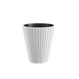 Ghiveci decorativ de flori, rotund, alb, 18/37 L, 39x43.6 cm, Sandy &nbsp;