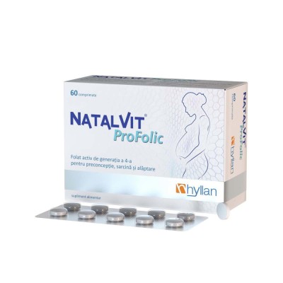 Natalvit Profolic 60 comprimate Hyllan foto
