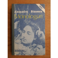 Alexandra Stanescu - Monologuri (1989, editie cartonata)
