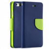 Husa Mercury Fancy Diary Samsung Galaxy S4 Blue Blister, Cu clapeta, Piele Ecologica