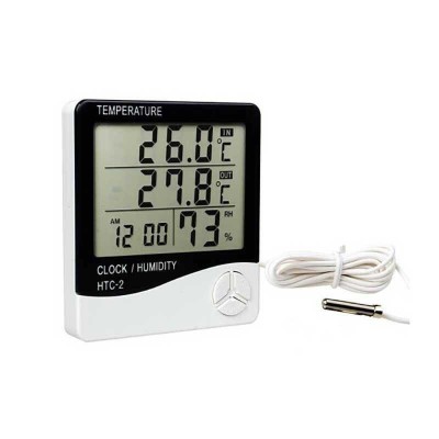 Ceas Alarma Termometru Si Higrometru HTC-2B foto