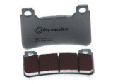 Plăcuțe de fr&acirc;nă față, utilizare: racing/route, material: sinter-SR, 46,7x74,1x8mm compatibil: HONDA CBR 600/1000 2004-2012, BREMBO