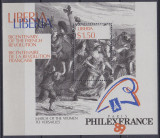 DB1 Liberia Pictura Bicentenar Revolutia Franceza SS MNH, Nestampilat