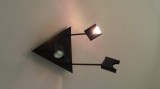 Lustra neagra metalica cu 3 brate reglabile, becuri incluse - Ikea