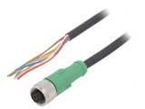 Mufă M12 8-Pin Mamă 1.5m IP65/IP67