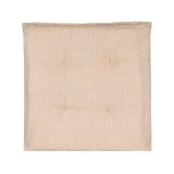 Perna pentru scaun, 40x40 cm, Bej, Bumbac/Poliester, ATU-082089, Oem