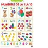 Descopera! Numerele de la 1 la 10 (planse educationale)