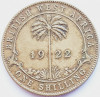 2306 Africa Britanica de Vest 1 Shilling 1922 George V km 12