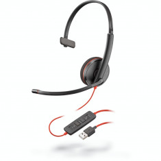 Casca Plantronics Call Center BLACKWIRE C3210 USB-A Negru foto