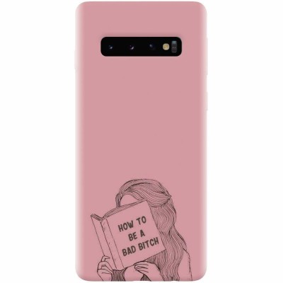 Husa silicon pentru Samsung Galaxy S10, How To Be A Bad foto